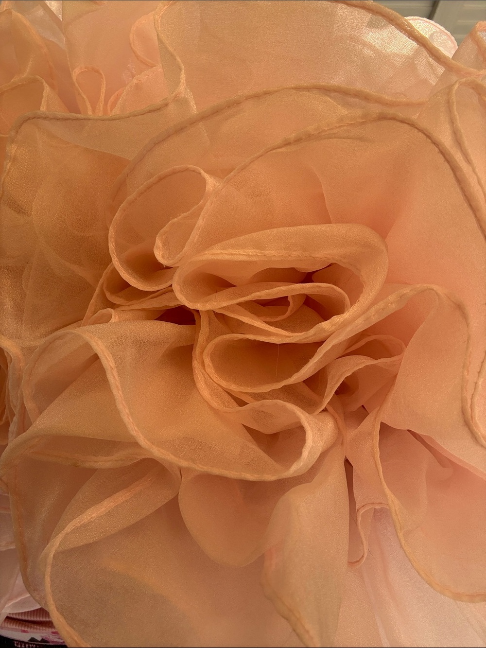 Pastel Pink Tiered Organza Skater Skirt - Picture 3 of 3